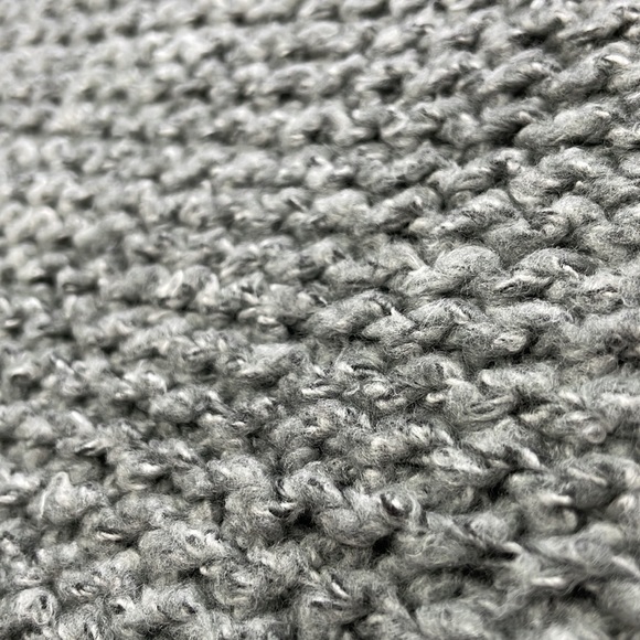 Gray Handmade Infinity Scarf with Pom Pom Ears - Picture 9 of 10